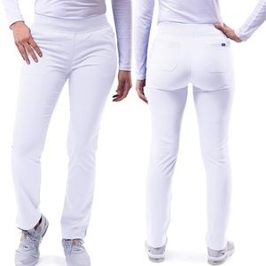 Adar Pro Scrubs for Women - Skinny Leg Yoga Scrub Pants